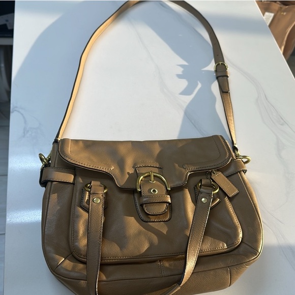 Leather vintage coach bag - Picture 3 of 10